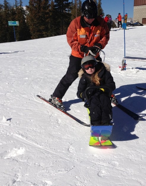 Lily skiing 2.14
